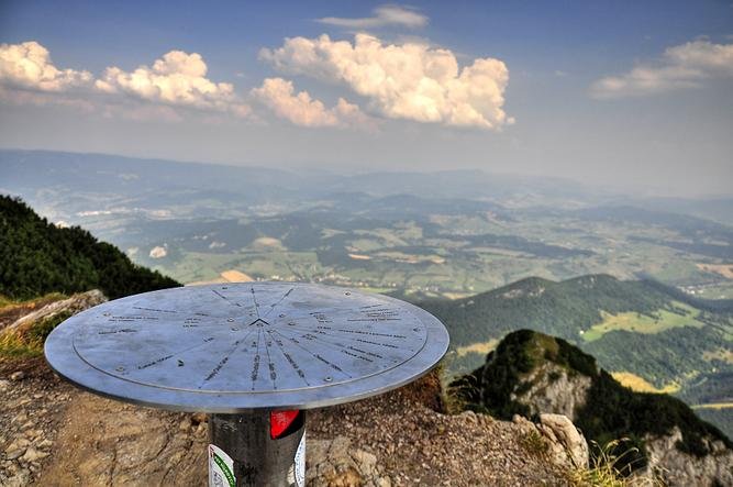Výhľad z Veľkého Choča na okolie